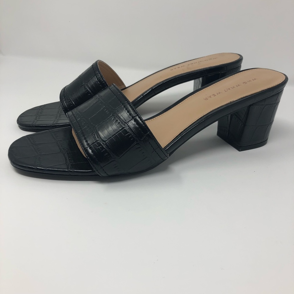 Heeled mules | WHO WHAT WEAR